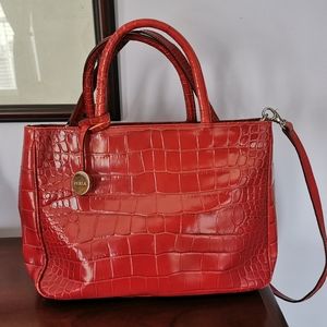 Furla pattern lether bag